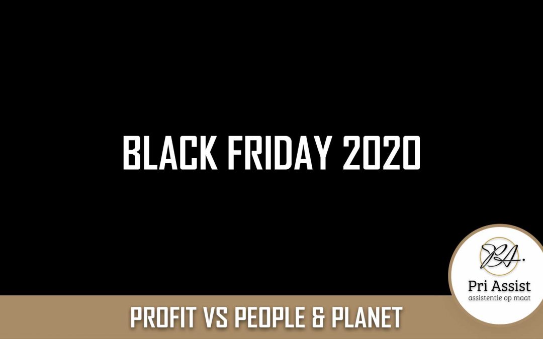 Black Friday: Profit versus People & Planet